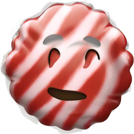 Peppermint with clear wrapper emoji