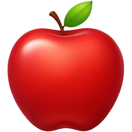 red apple emoji