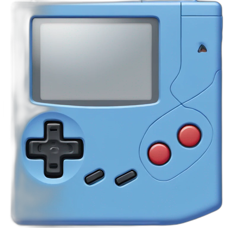 blue game boy advanced sp emoji