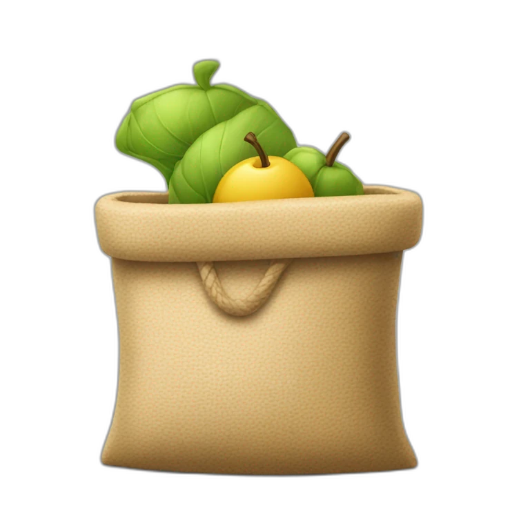 Sac de bille porte par un mousitique emoji