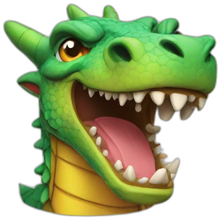 dragon con emoji