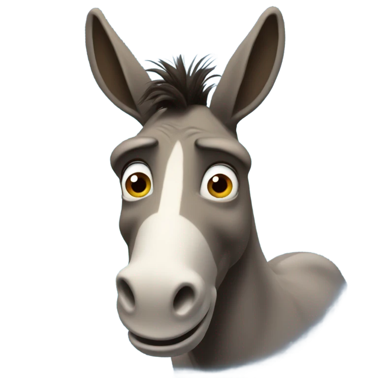 Donkey from Shrek emoji