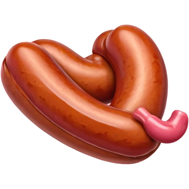 heart-shaped sausage (Love) emoji