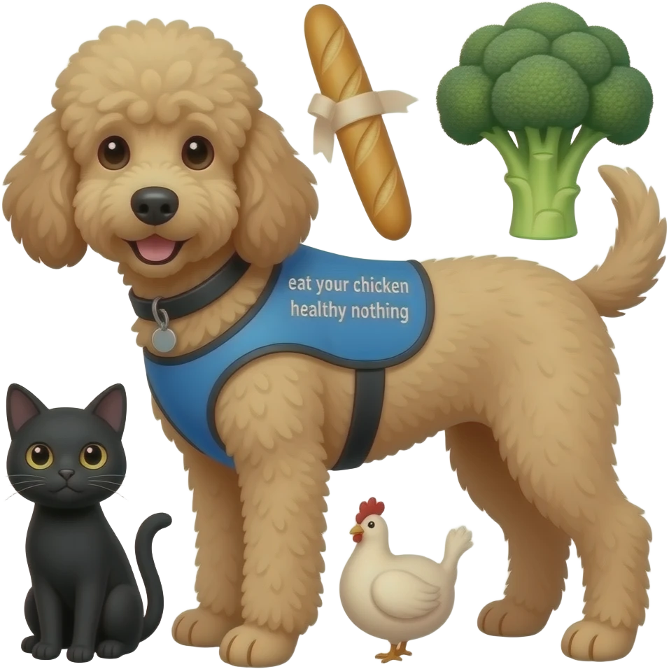 🐕‍🦺🦮🐩🐕🐈🐈‍⬛🥖🥦🥦🥦🥦🥦🥦 🍗🍗🍗🍗🍗🍗eat your chicken   healthy nothing emoji