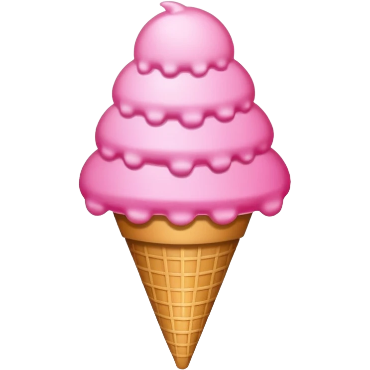 pink snow cone emoji