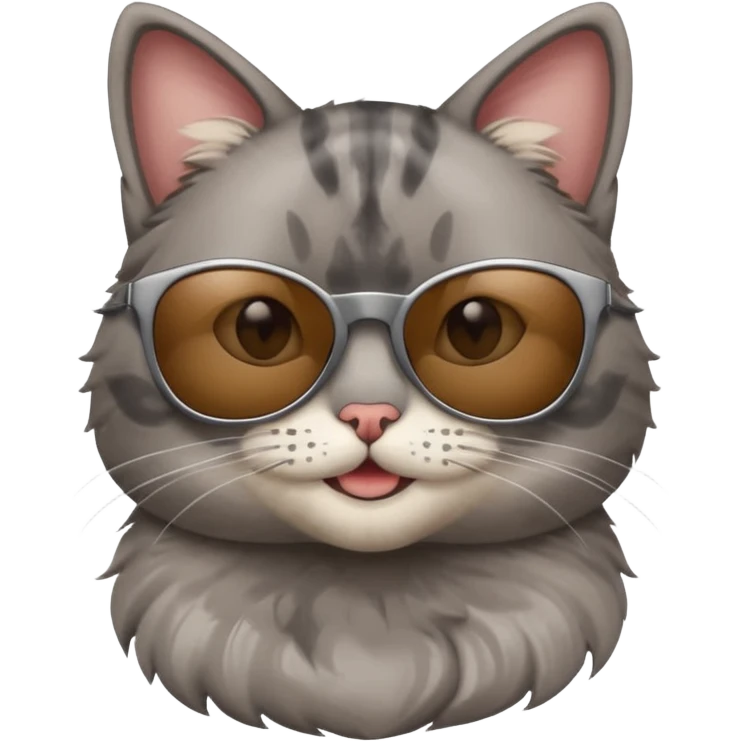 Cat wearing sunglasses emoji