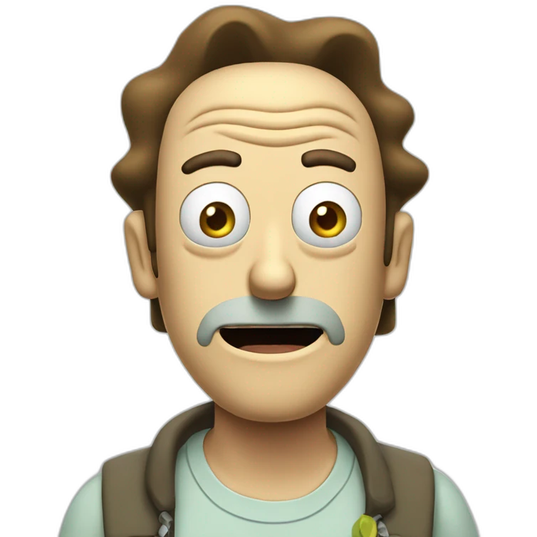 Emoji Rick de "rick et morty" ios emoji