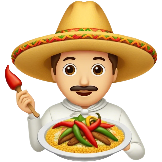 a couscous wearing a fajitas emoji