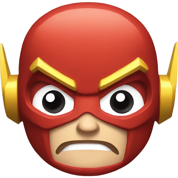 the flash angry emoji