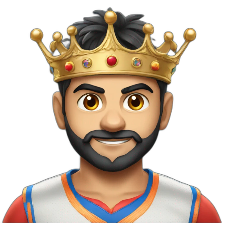 Cute - Virat Kohli - crown emoji