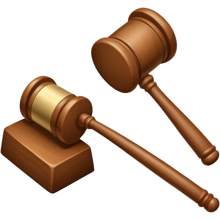 bidding mallet emoji