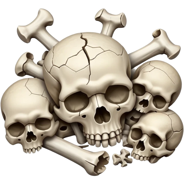 pile of bones emoji