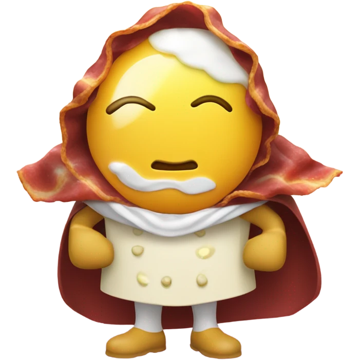 Eggs Benny as a person emoji