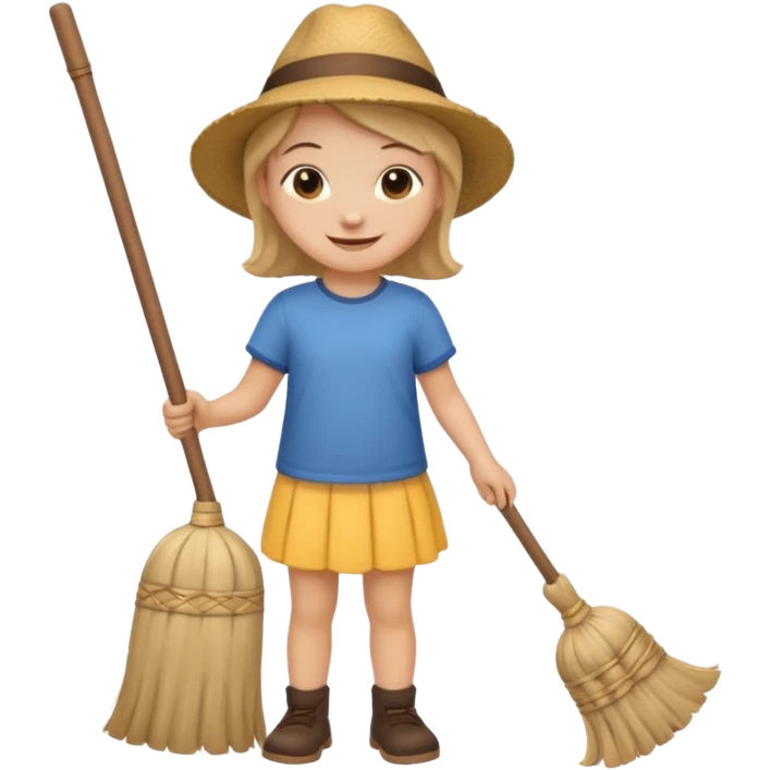 Emoji to encourage kids to do chores - should contain something about house chores emoji
