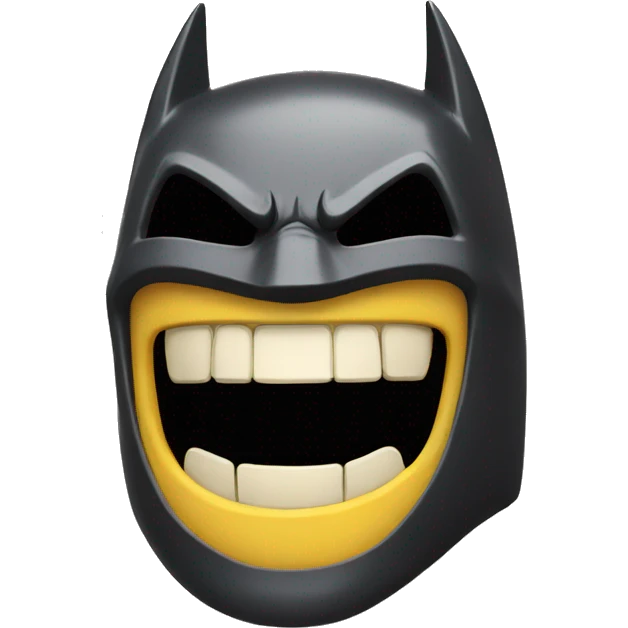 Batman laughing emoji