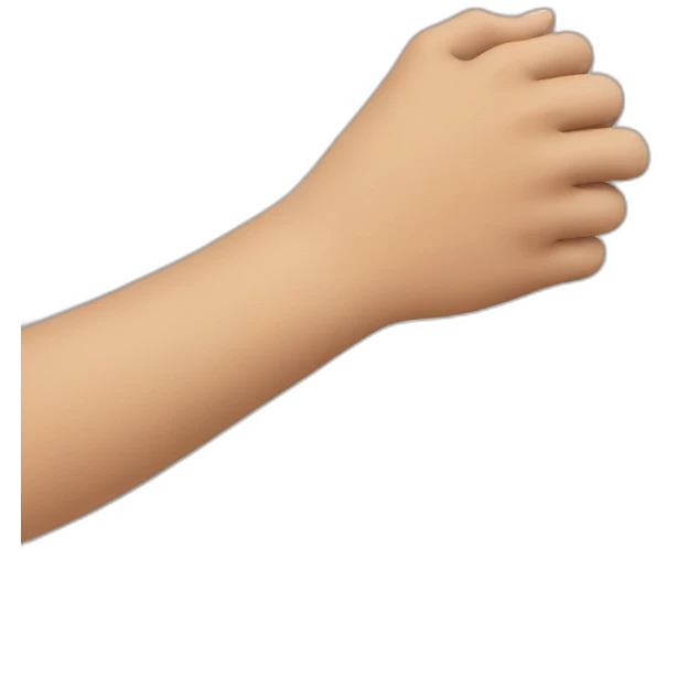 Hand on shoulder  emoji
