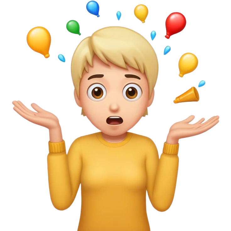 Everything falls out of hand emoji