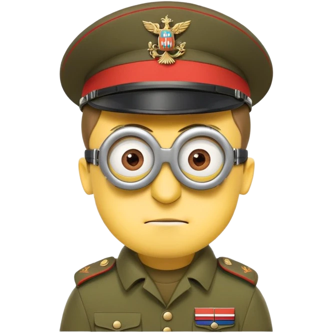 minion russian soldier emoji