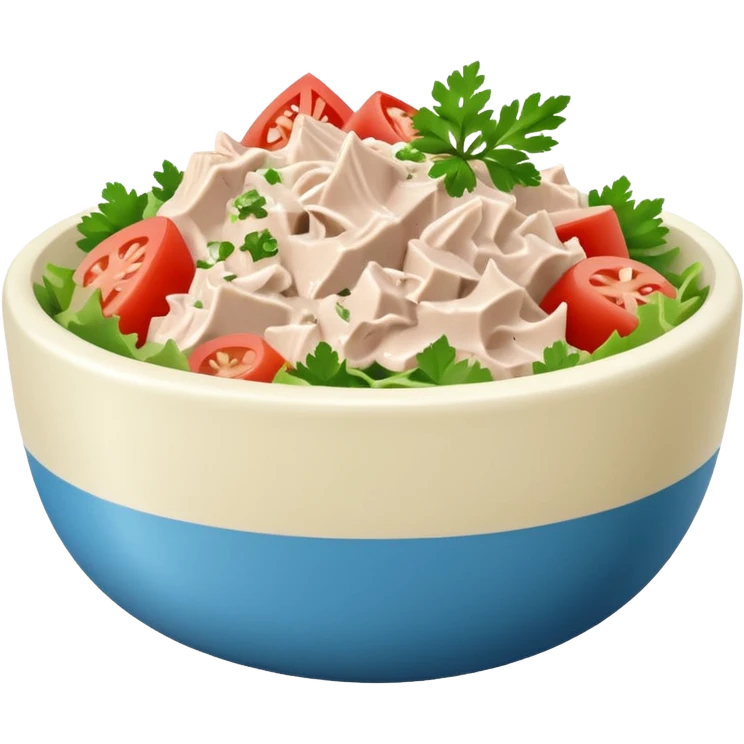 a scoop of tuna salad, simple, clear emoji