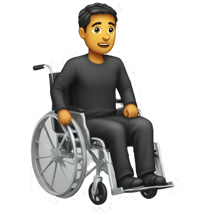 person in wheel chair droo emoji
