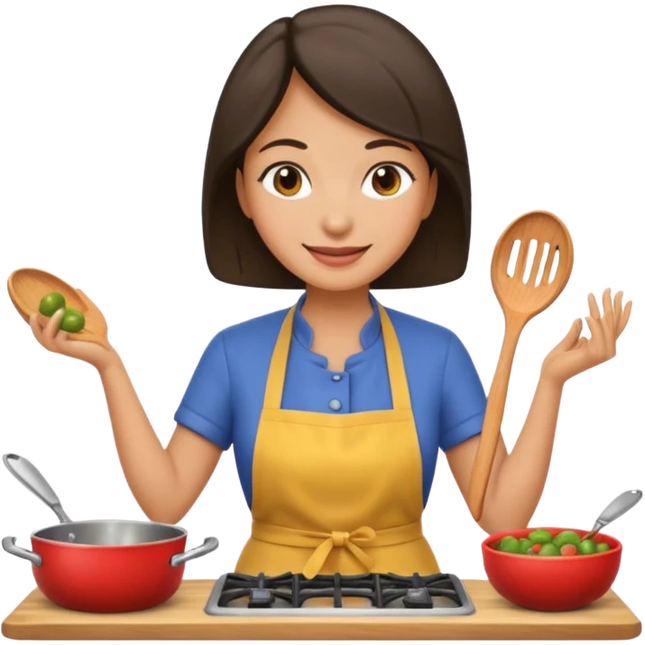 Cooking mom emoji