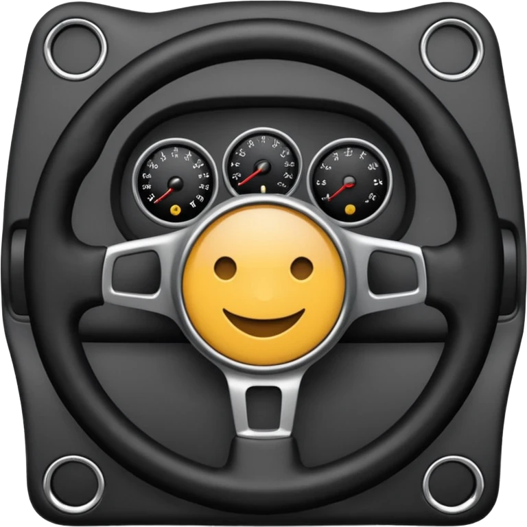 steering wheel emoji