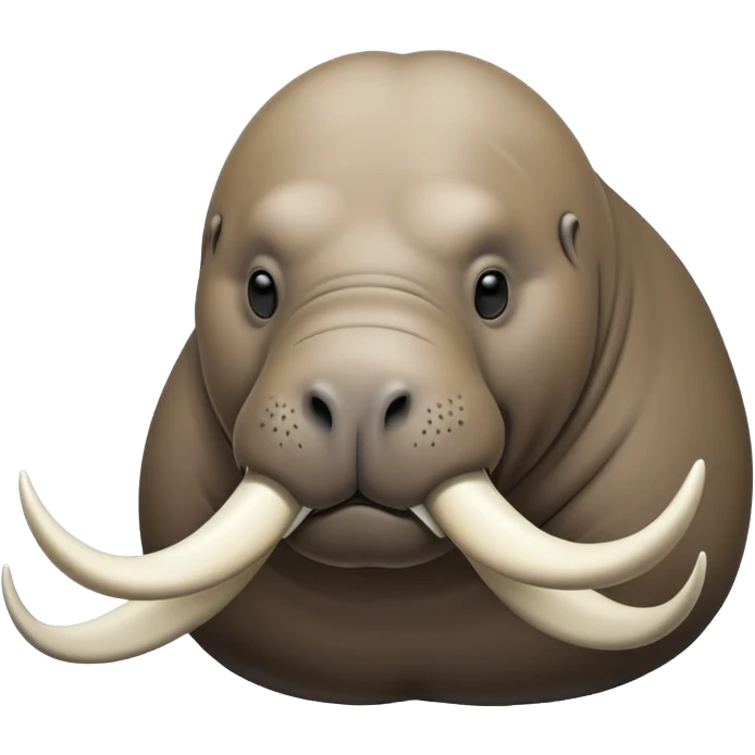 walrus with tusks emoji