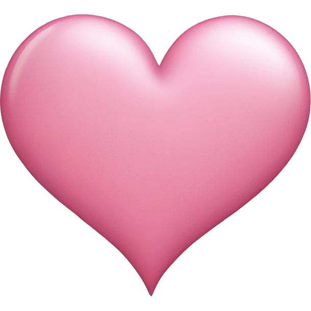 pink basic heart emoji