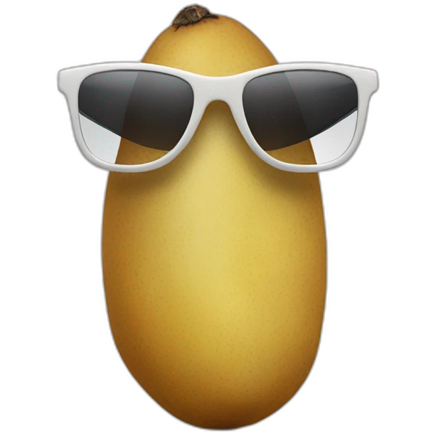 batata com oculos e bone emoji