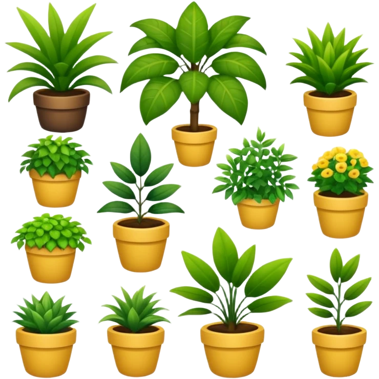All plants together pls emoji