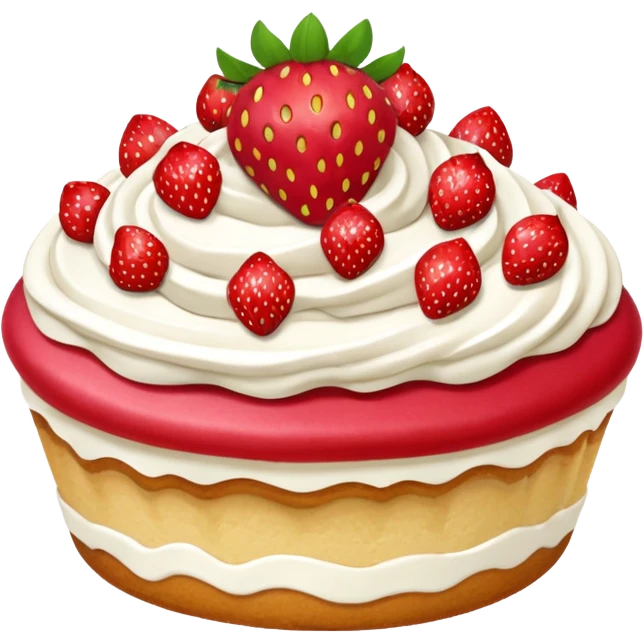 Strawberry chiscake emoji