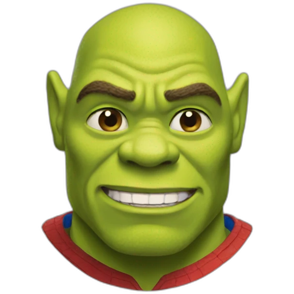 Shrek superman emoji