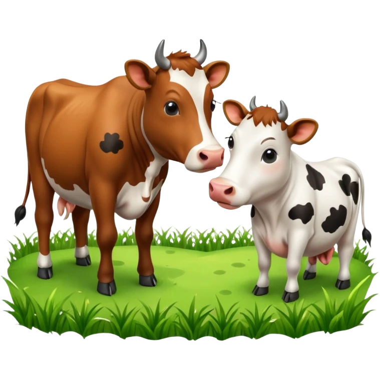 КОРОВКИ целуются emoji