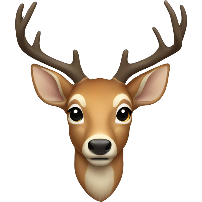 deer head emoji