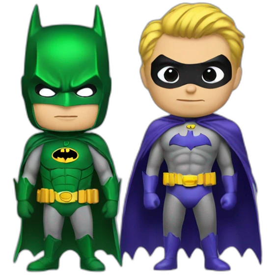 Batman et Robin emoji