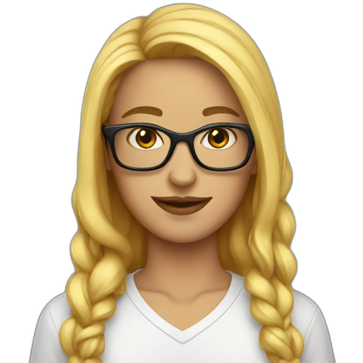 Sexy geek emoji