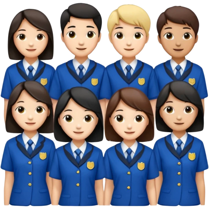 Korean high school students emoji