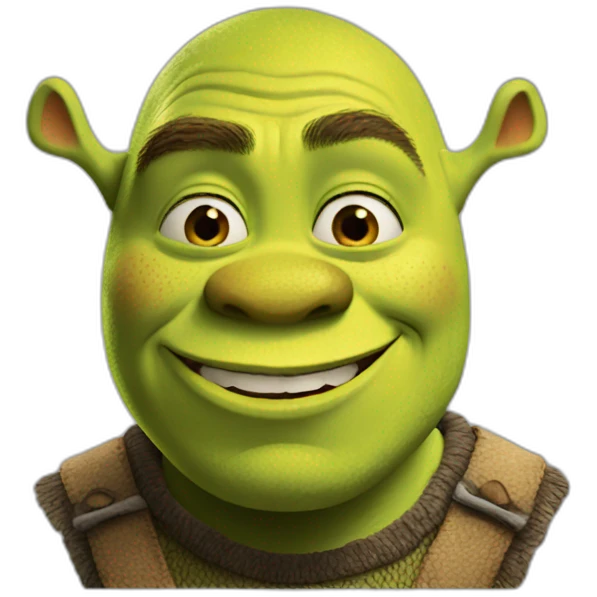 Flirting shrek emoji