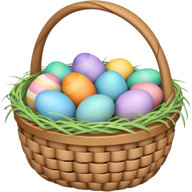 easter egg basket emoji