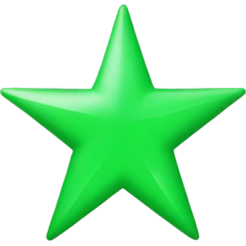 A green star emoji