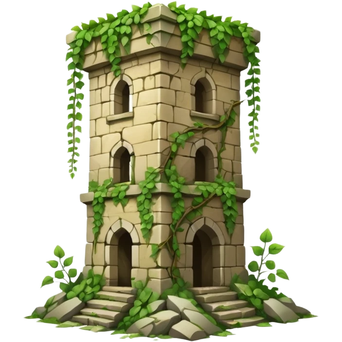 Ruined tower emoji