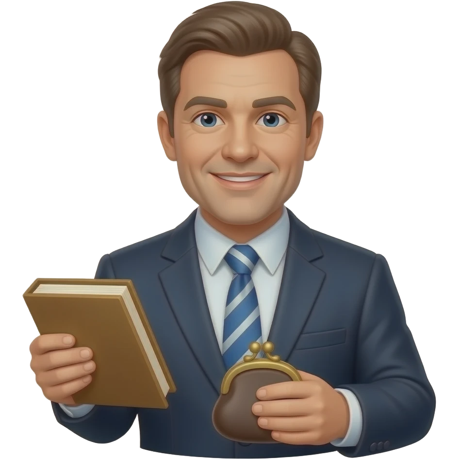 deskripsikan emoji bendahara pengeluaran emoji