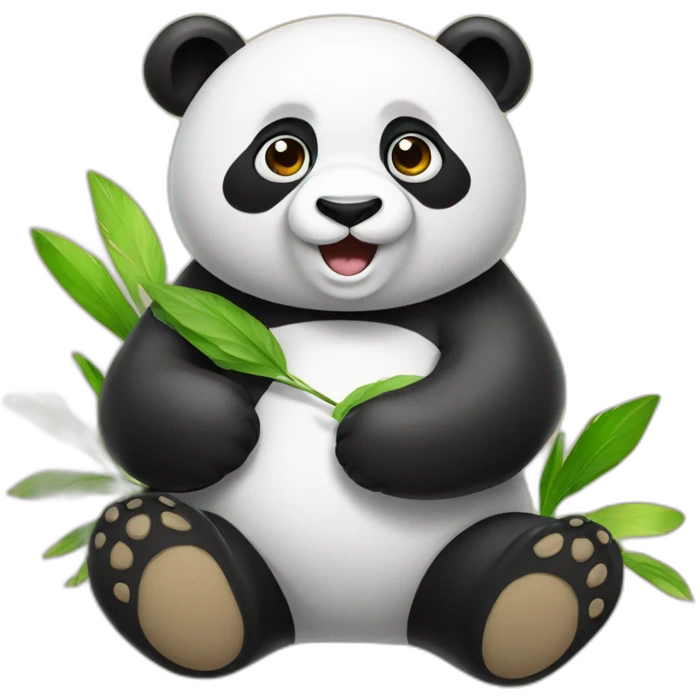 panda avec une fée emoji