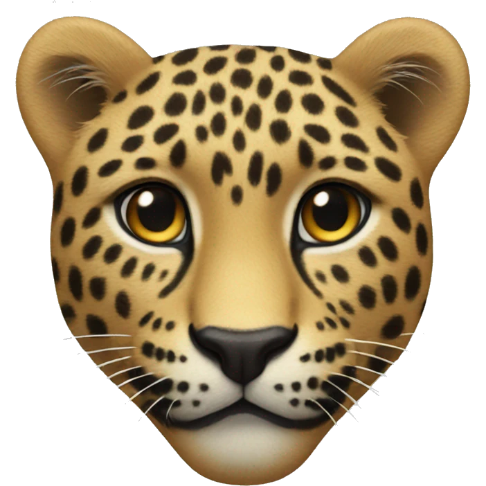 Leopard heart emoji