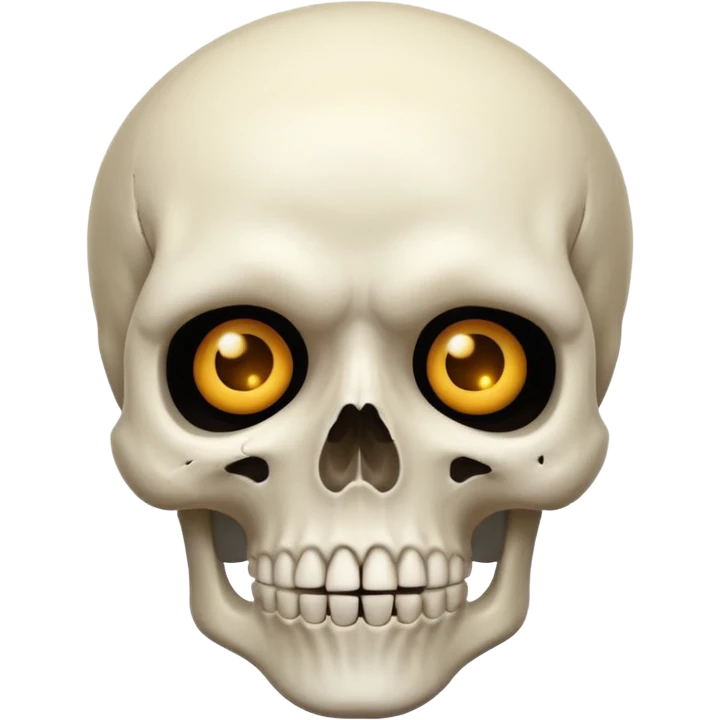A skull and a shocked in one emoji