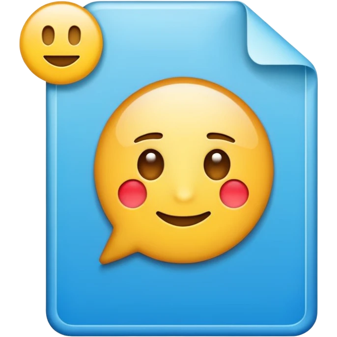 document with a plus sign, symbolizing adding something new, clear emoji style emoji