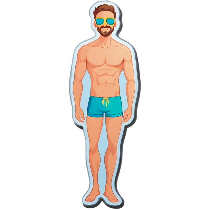 Man in swimsuit  emoji