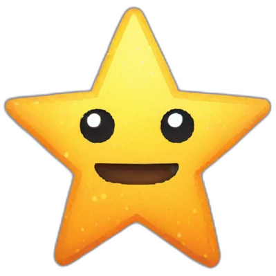 Pixel star emoji