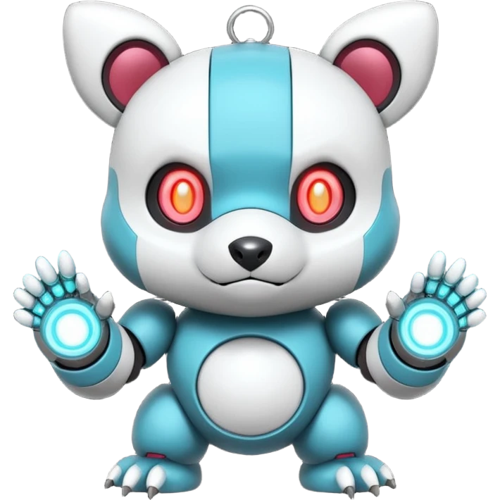 Badass Rosy Scary Oshawott-Robo-Pokémon emoji