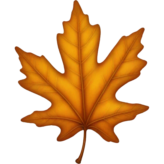 Fall leaf  emoji